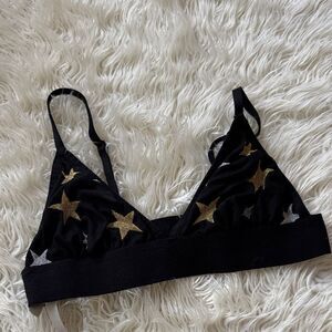 Victoria's Secret PINK Starry Black Bralette